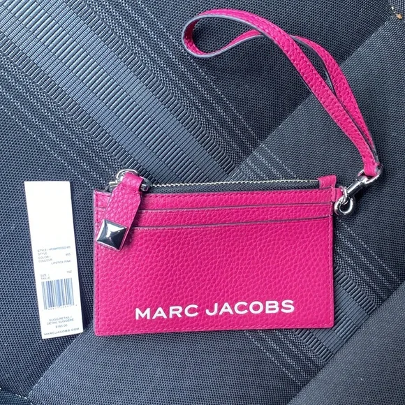 Marc Jacobs Fuchsia Leather Wristlet - Picture 4 of 5